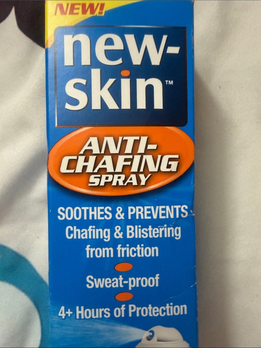 new-skin Anti-Chafing Spray - Blue & Orange Packaging